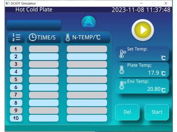 Тест горячей-холодной пластиной