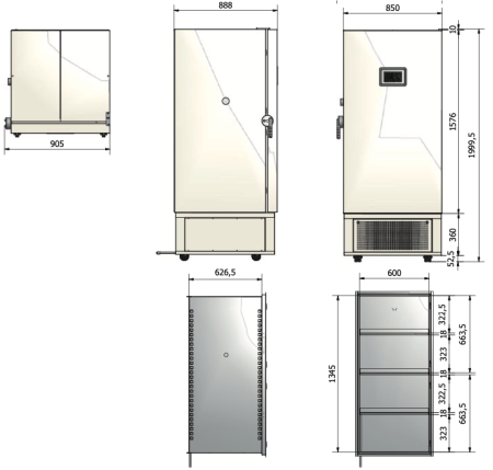 Морозильная камера VF500-86G SX со сверхнизкой температурой -86C