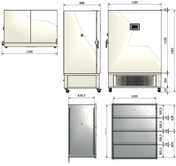 Морозильная камера VF830-86G со сверхнизкой температурой -86C